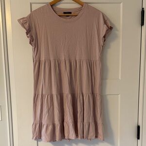 J.Crew Ruffle Sleeve Tiered Dress